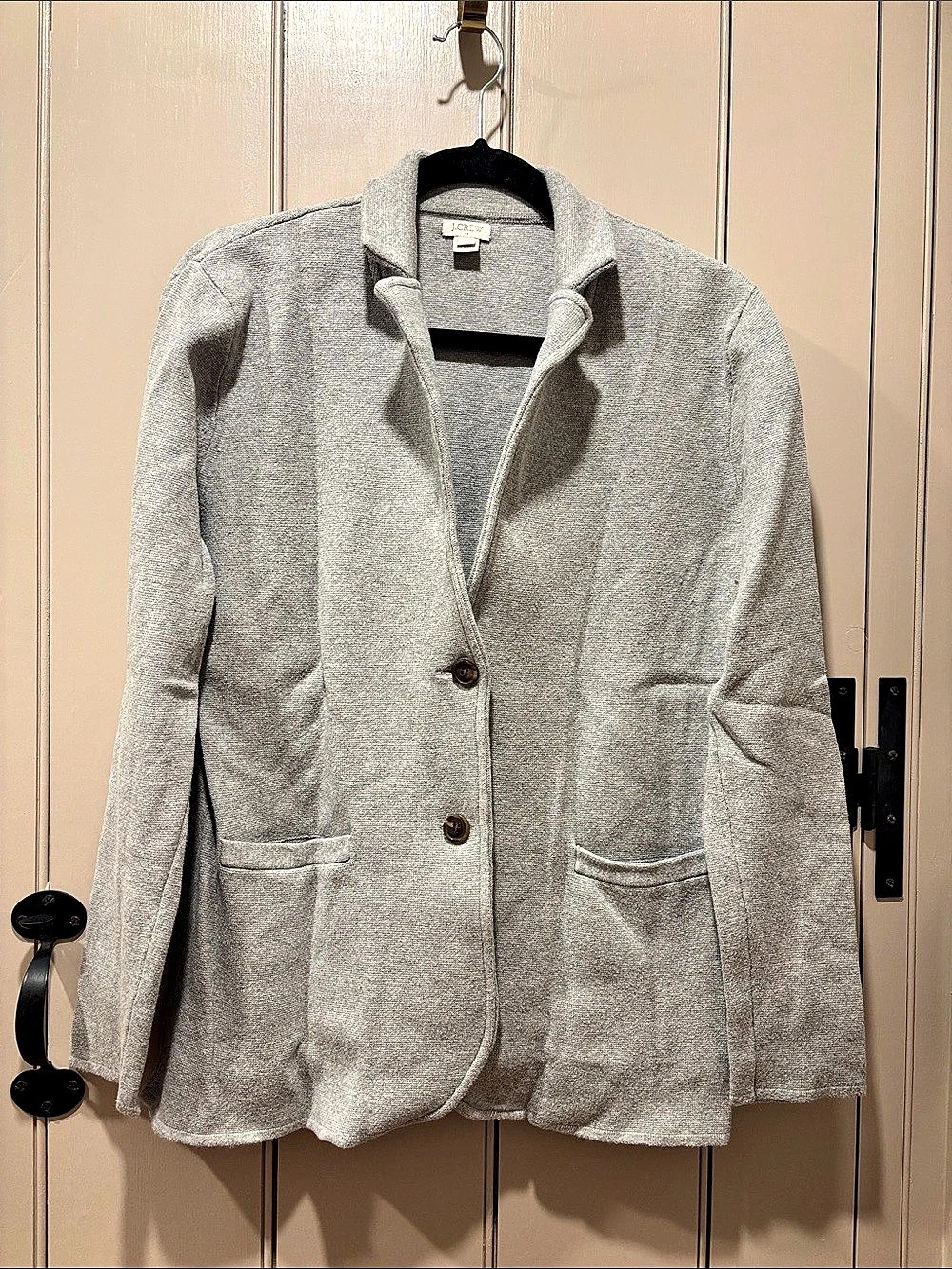 J.Crew Gray sweater Blazer Size Medium